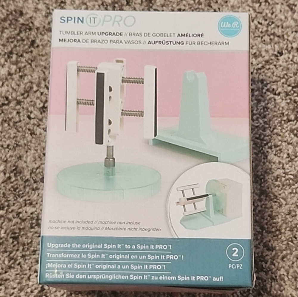 NIB Spin It PRO Tumbler Arm Upgrade